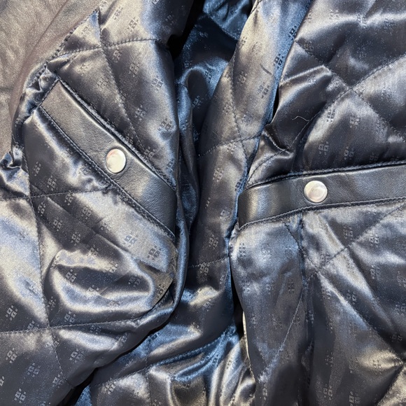 Shopperfiesta Zaylee Lambskin Leather Star Biker Jacket - Picture 7 of 8